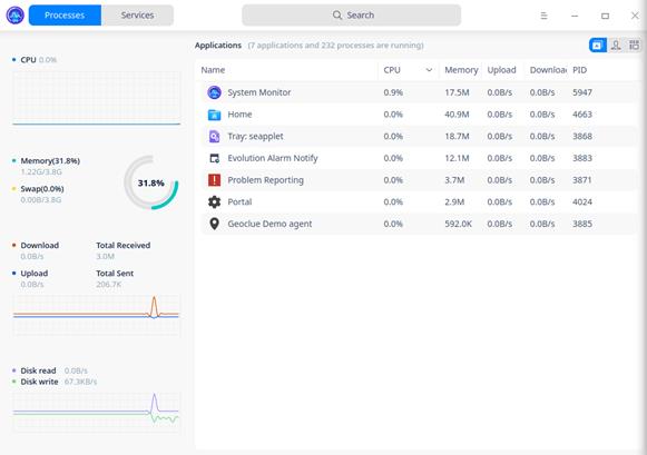 30. deepin system monitor